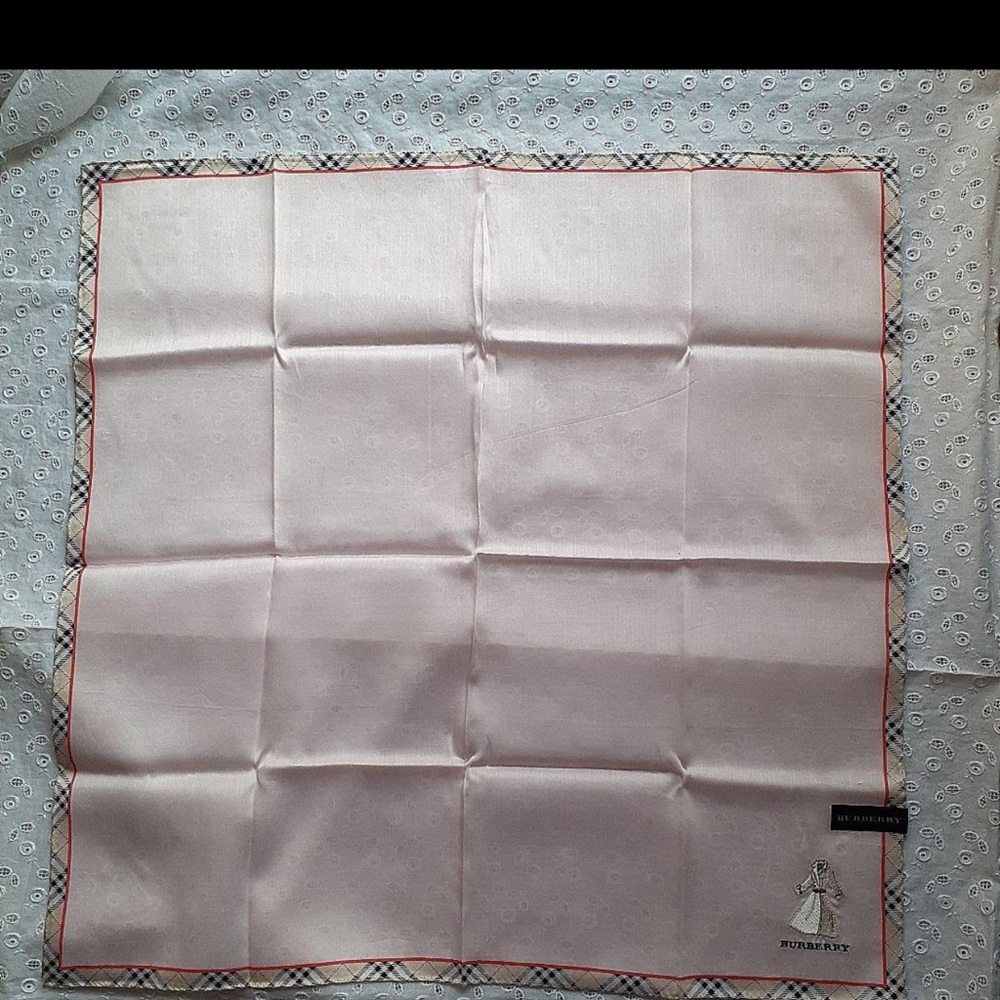 Burberry Beige and Pink Scarf cotton - Picture 13 of 16